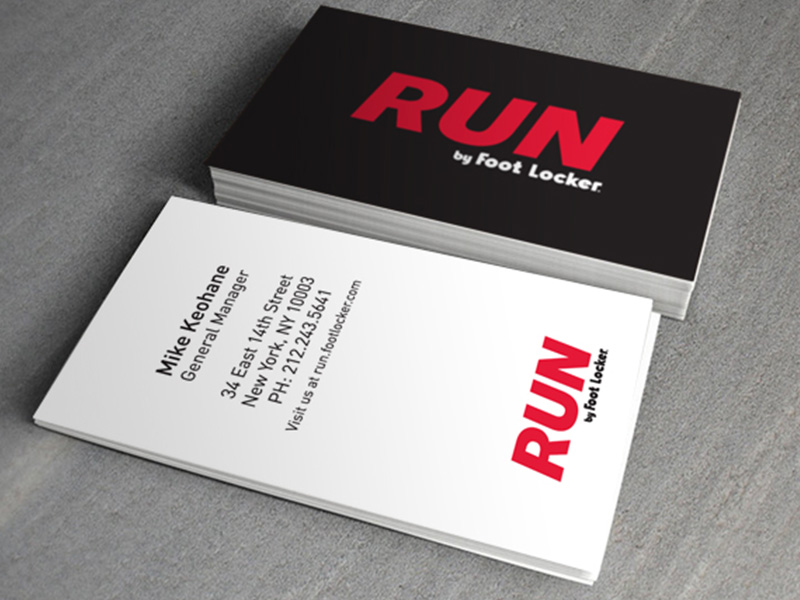 Run business cards